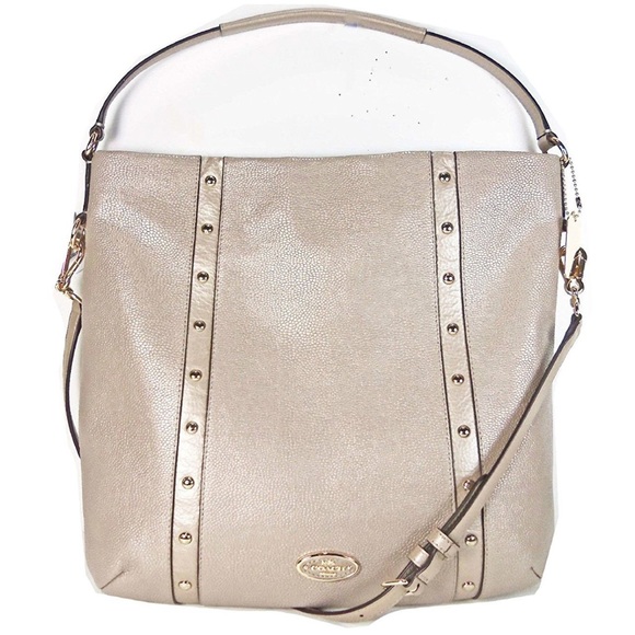 Coach Handbags - Coach Studded Caviar Kelsey Leather Shoulder Bag